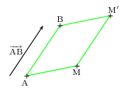 translation et vecteur