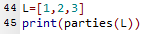 Python, affichage console